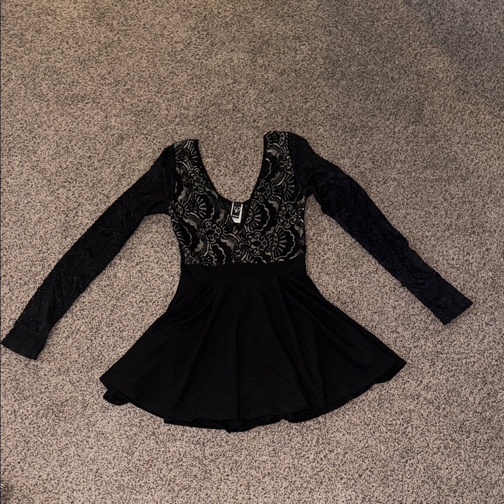 Windsor Black Long Sleeve Dress